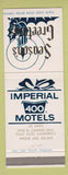 Matchbook Cover - Imperial 400 Motel Palo Alto CA Christmas