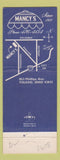 Matchbook Cover - Mancy's Restaurant Toledo OH