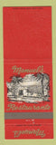 Matchbook Cover - Manuel's Restaurante San Diego CA 1969