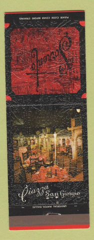 Matchbook Cover - Sorrento Pizza San Giorgio Dallas TX