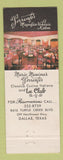 Matchbook Cover - Sorrento Pizza San Giorgio Dallas TX
