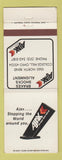 Matchbook Cover - Ajax Brake Service College Hill OR