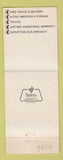 Matchbook Cover - Ajax Brake Service College Hill OR