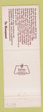 Matchbook Cover - Monterrey Inn Allison Park PA