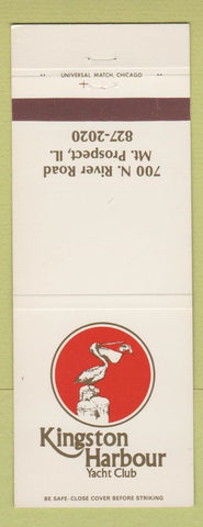 Matchbook Cover - Kingston Harbour Yacht Club Mount Prospect IL