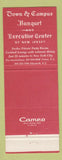 Matchbook Cover - Town & Campus Banquet Center Elizabeth Union NJ