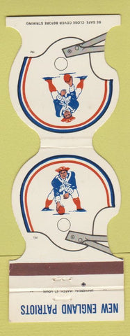 Matchbook Cover - New England Patriots Football 1982 White's North Chelmsford MA