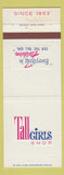 Matchbook Cover - Tall Girls Shop Clothes CHAIN
