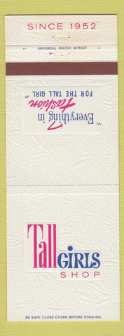 Matchbook Cover - Tall Girls Shop Clothes CHAIN