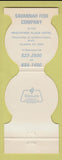 Matchbook Cover - Savannah Fish Company Atlanta GA