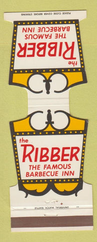 Matchbook Cover - Ribber BBQ Inn Seattle Tacoma WA