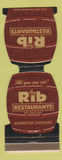 Matchbook Cover - Rib Restaurants Dallas TX Jewelite
