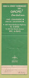Matchbook Cover - Tupinamba Restaurant Mexican Dallas TX #1