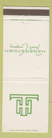 Matchbook Cover - Hagerstown Trust Company MD