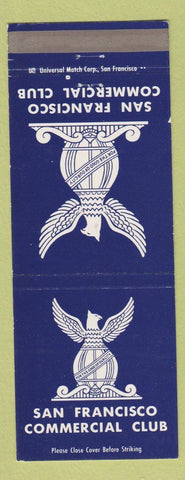 Matchbook Cover - San Francisco Commercial Club CA