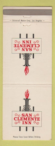 Matchbook Cover - San Clemente Inn CA