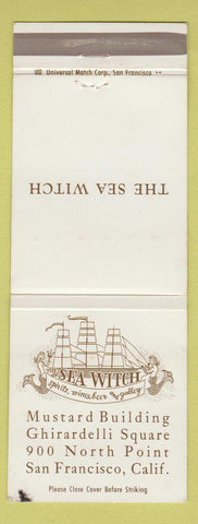 Matchbook Cover - The Sea Witch San Francisco CA WORN