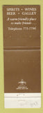 Matchbook Cover - The Sea Witch San Francisco CA WORN