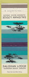 Matchbook Cover - Salishan Lodge Gleneden Beach OR
