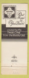 Matchbook Cover - Salaam Restaurant Supper Club Washington DC
