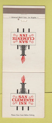 Matchbook Cover - San Clemente Inn CA