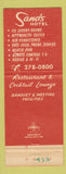 Matchbook Cover - Sands Hotel San Diego CA
