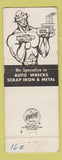 Matchbook Cover - Heggie Auto Wrecking Iron Metal Dorchester MA WEAR