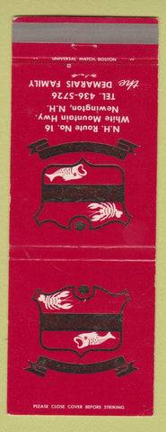 Matchbook Cover - Flagstone's Restaurant Newington NH