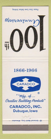 Matchbook Cover - Caradco Building Products Dubuque IA 1966