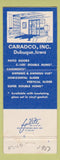 Matchbook Cover - Caradco Building Products Dubuque IA 1966