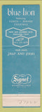 Matchbook Cover - Blue Lion Restaurant Oakland CA