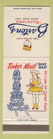 Matchbook Cover - Barton's Cafeteria Waco TX