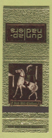 Matchbook Cover - Dunlap Nadlers Men's Clothes Nob Hill Clothes Cleveland?
