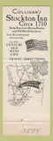 Matchbook Cover - Colligan's Stockton Inn NJ WORN