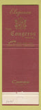 Matchbook Cover - Congress Hotel Portland OR