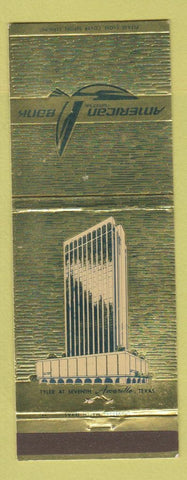 Matchbook Cover - American National Bank Amarillo TX