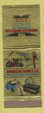 Matchbook Cover - American Supply Morgan City LA Industrial