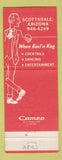 Matchbook Cover - Joe Hunt's Restaurants Scottsdale AZ
