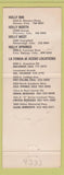 Matchbook Cover - Holly Inn Restaurants Tacorito Denver Colorado Eagan MN