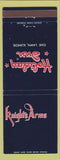 Matchbook Cover - Holiday Inn Oak Lawn IL Knights Arms
