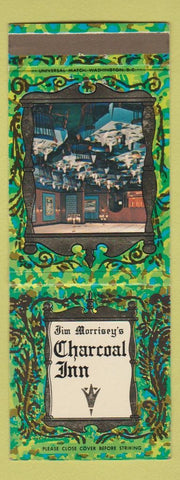 Matchbook Cover - Jim Morrisey's Charcoal Inn Gaithersburg MD WEAR