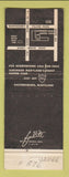 Matchbook Cover - Jim Morrisey's Charcoal Inn Gaithersburg MD WEAR