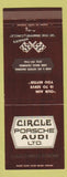 Matchbook Cover - Circle Porsche Audi Long Beach CA