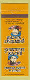 Matchbook Cover - Monterey Jack's Mountain View Rancho Bernardo CA Scottsdale AZ