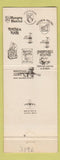 Matchbook Cover - Monterey Jack's Mountain View Rancho Bernardo CA Scottsdale AZ
