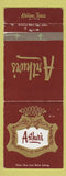 Matchbook Cover - Arthur's Abilene TX El Charro Restaurant WEAR