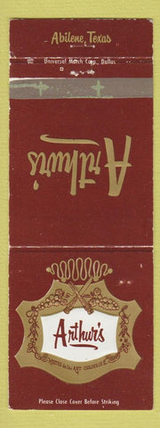 Matchbook Cover - Arthur's Abilene TX El Charro Restaurant WEAR