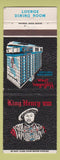 Matchbook Cover - King Henry VIII Holiday Inn Portland ME