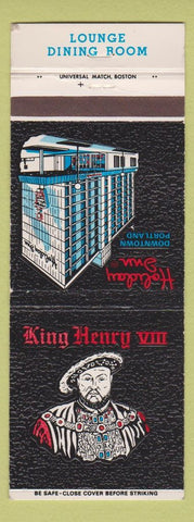 Matchbook Cover - King Henry VIII Holiday Inn Portland ME