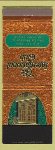 Matchbook Cover - International Club El Paso TX